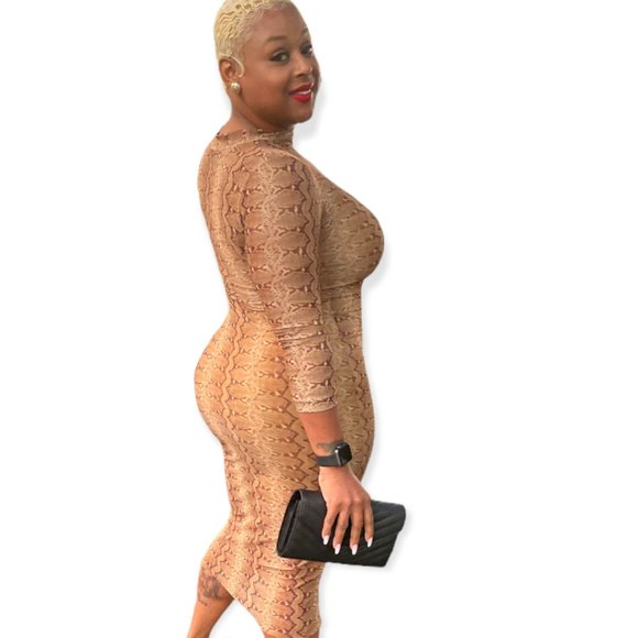 Sheer Bodycon Dress - Picture 2 of 3